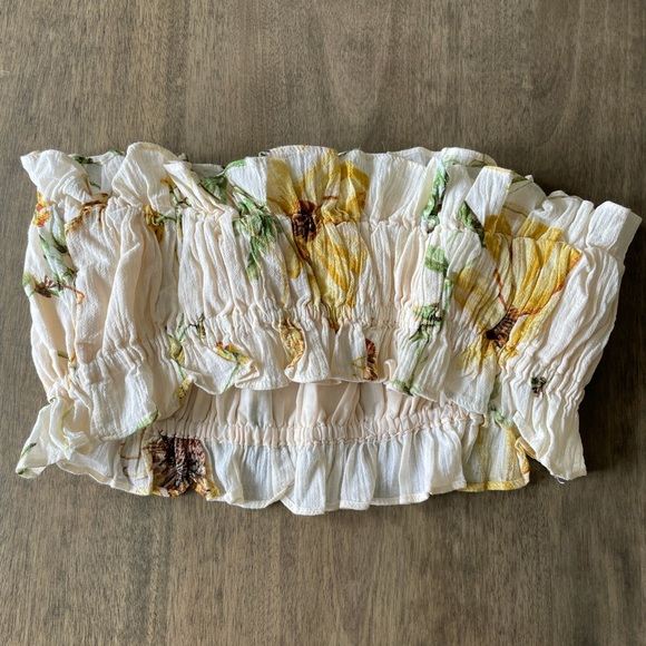 Sunflower Crop Tube Top - Picture 3 of 4